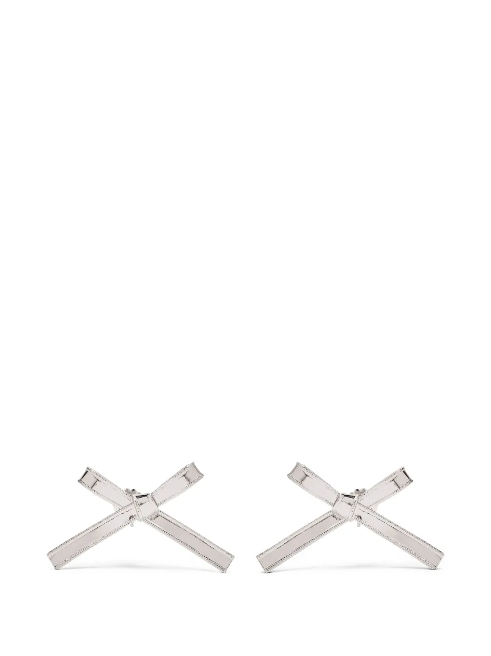 Marc Jacobs Orecchini con fiocco - Argento