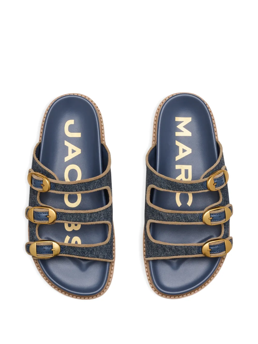 Marc Jacobs The Kiki sandalen met gespdetail Blauw