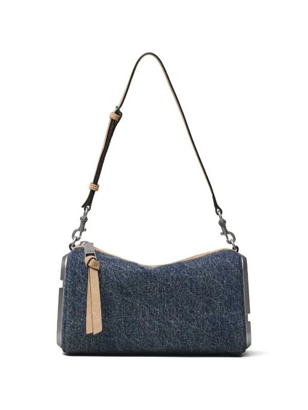 Marc Jacobs The Snapshot デニム スエード ショルダーバッグ | ブルー 