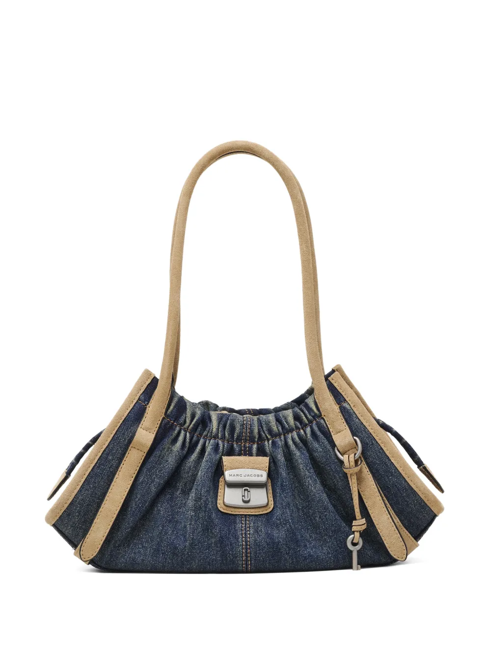 Marc Jacobs Kleine The Cristina Satchel-Tasche aus Wildleder - Blau