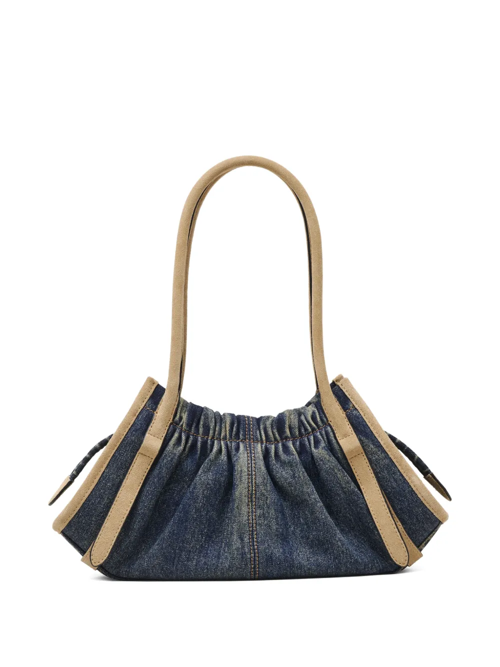 Marc Jacobs The Cristina denim kleine suède tas Blauw