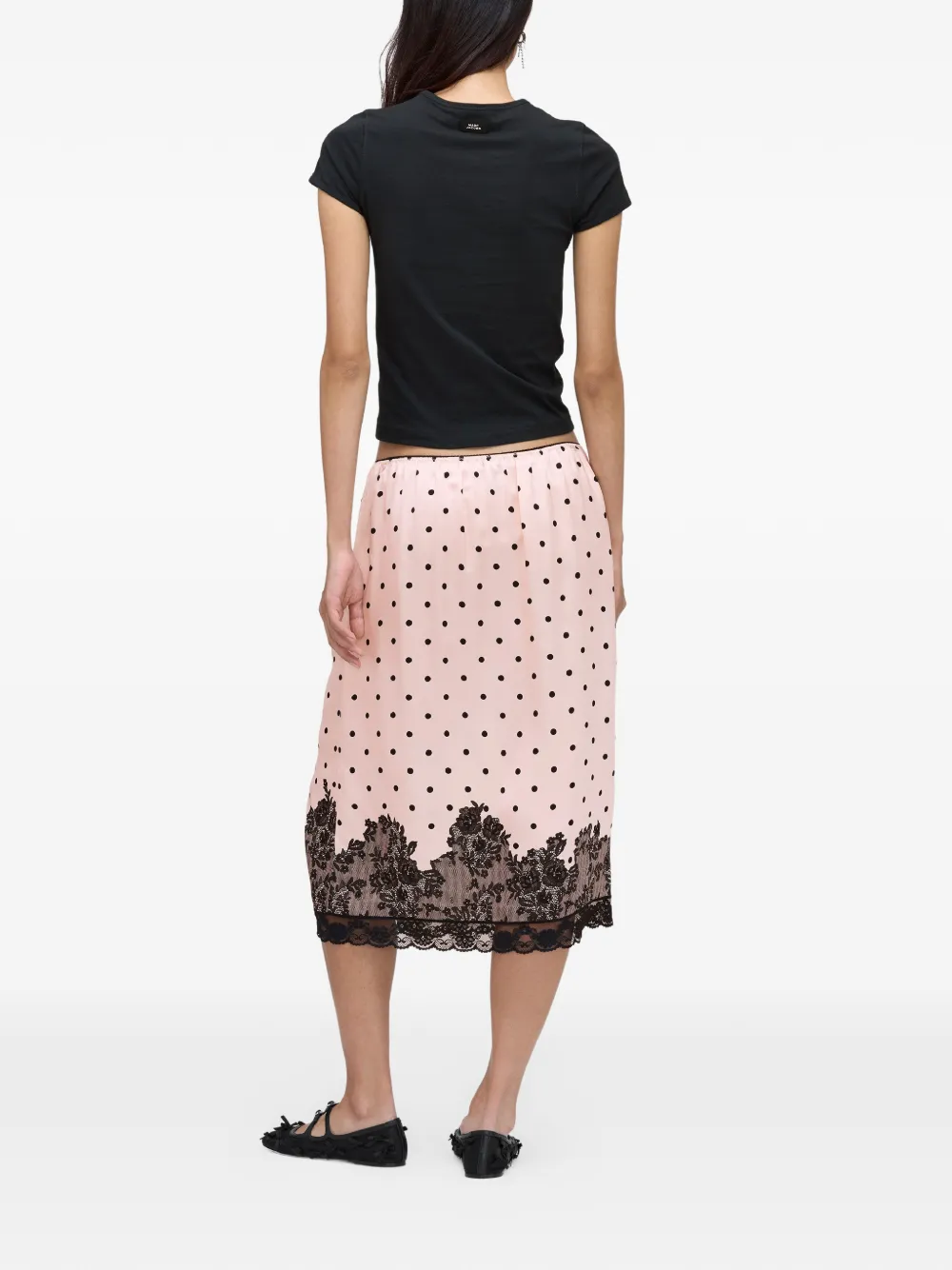 Marc Jacobs Verfraaid T-shirt Zwart