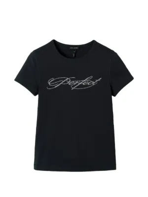 Marc Jacobs Camiseta Com Logo | Preto | FARFETCH BR