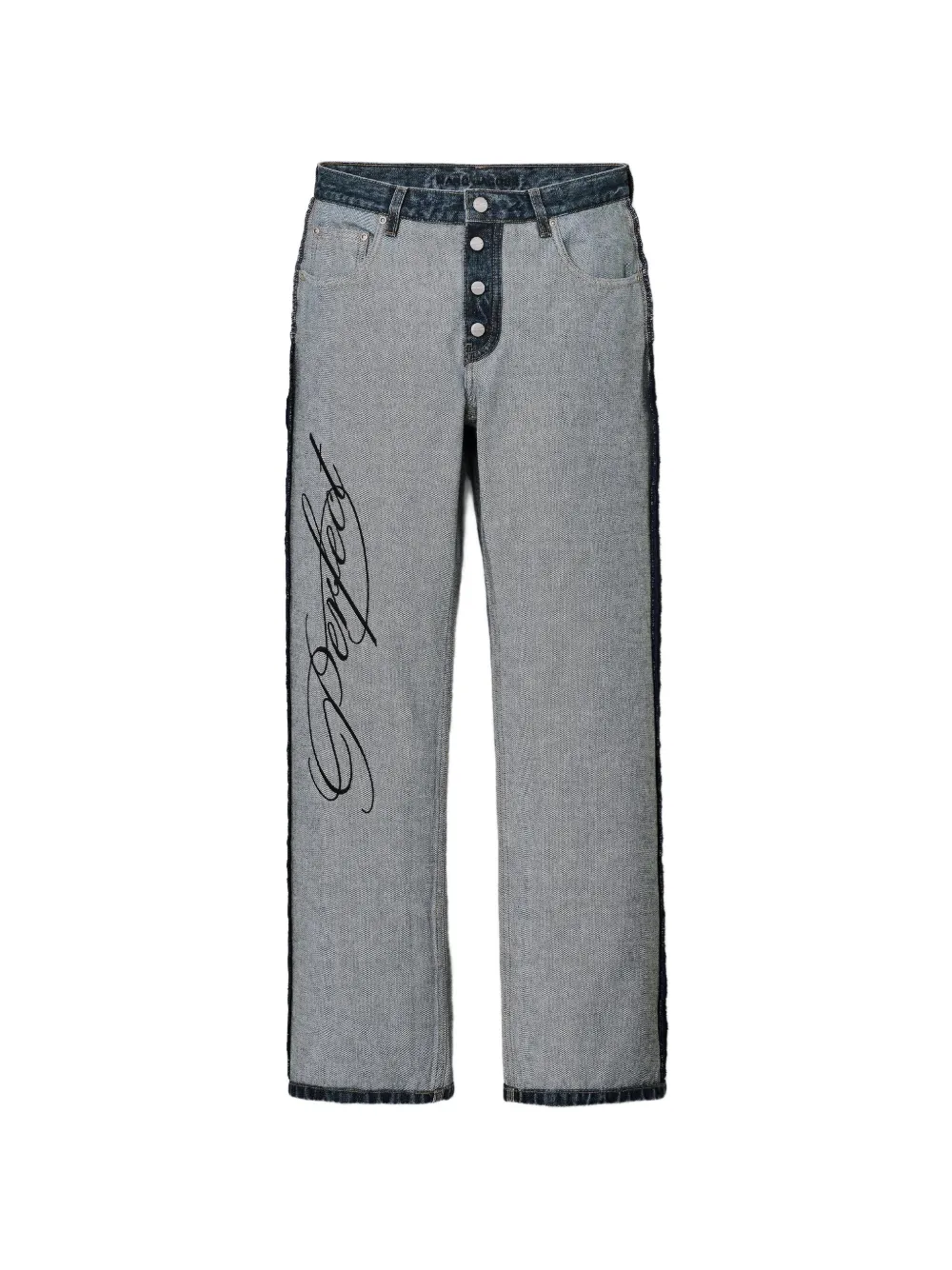 Marc Jacobs Perfect Imperfect stripe jeans - Grigio
