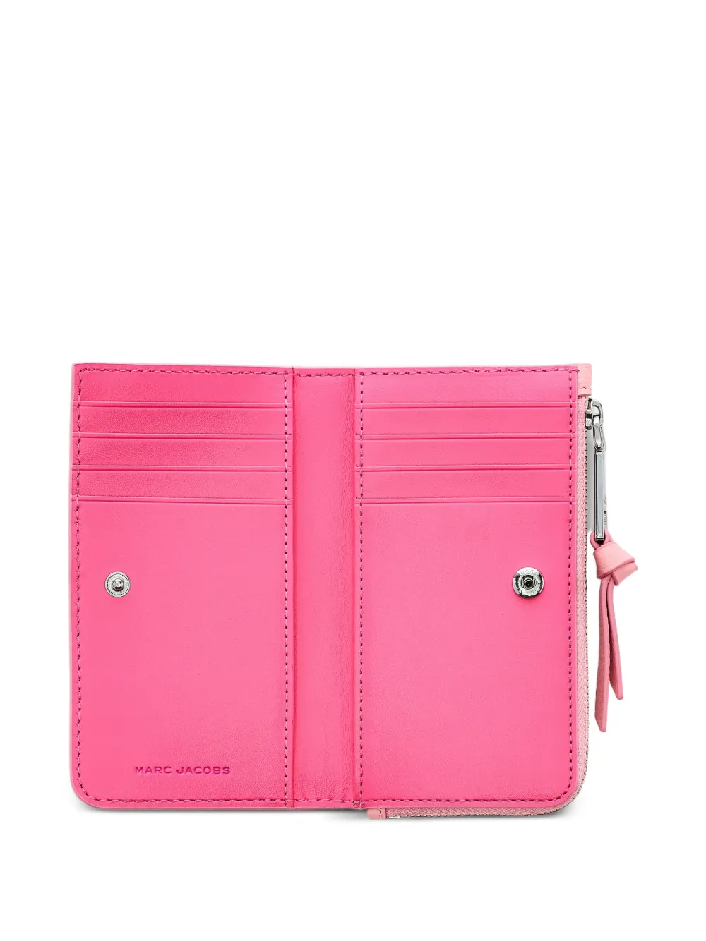 Marc Jacobs Leren portemonnee Roze