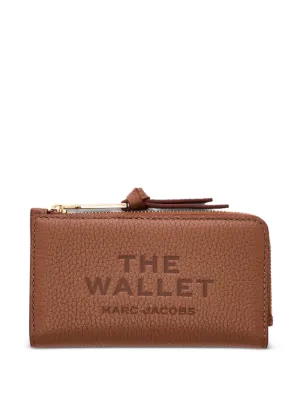 Marc Jacobs The Leather Mini Compact Wallet | Red | FARFETCH