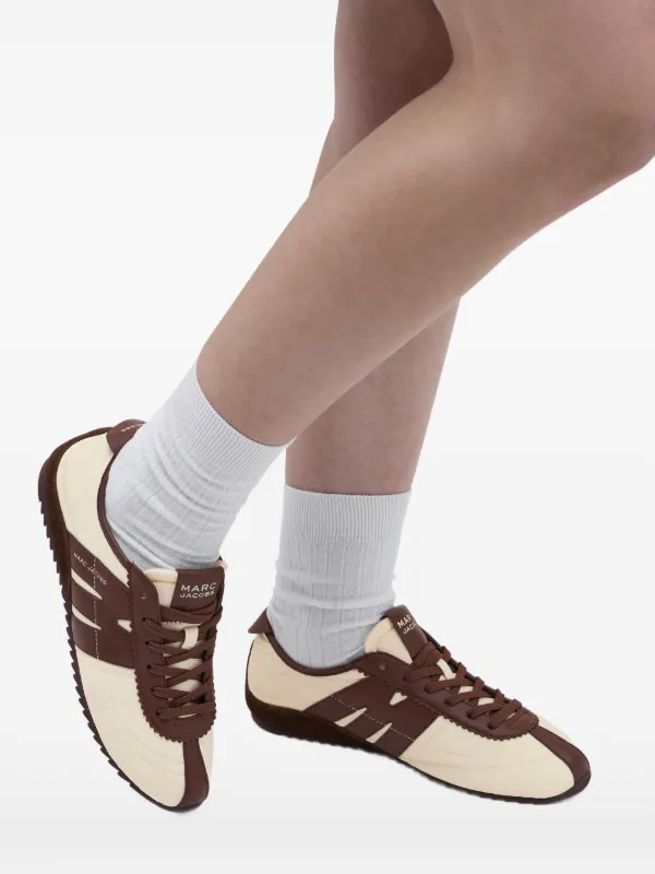 Marc Jacobs The 400 Bleecker Panelled Sneakers | Neutrals