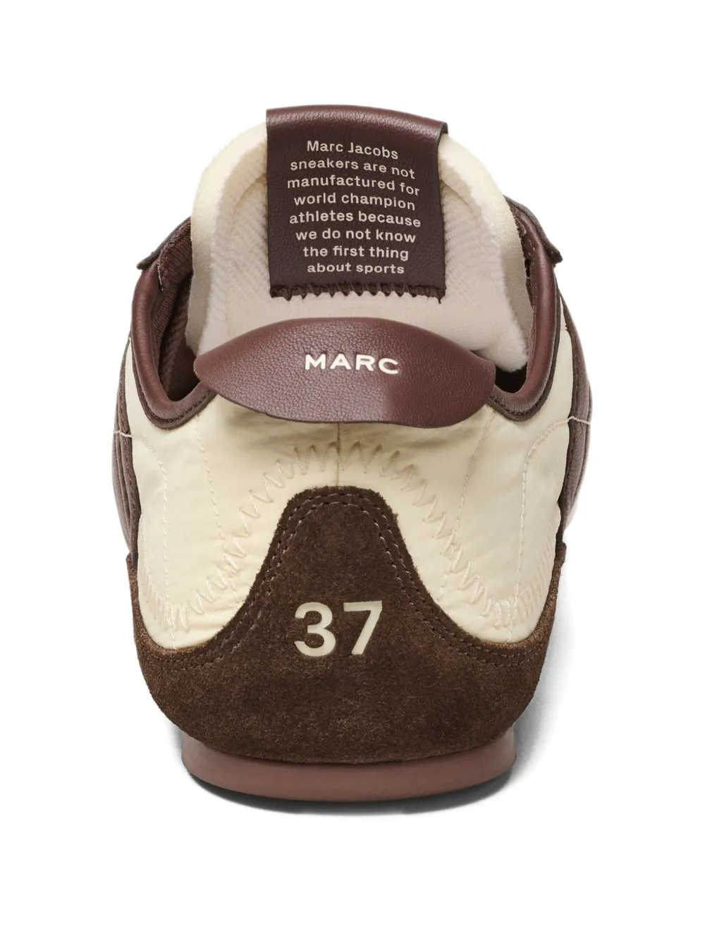 Marc Jacobs The 400 Bleecker sneakers met vlakken Beige