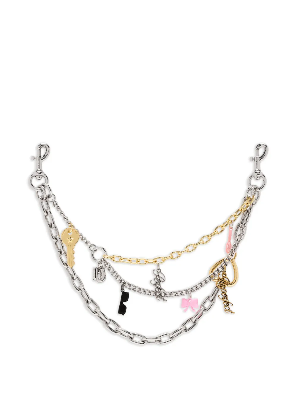 Marc Jacobs charm chain strap - Nude