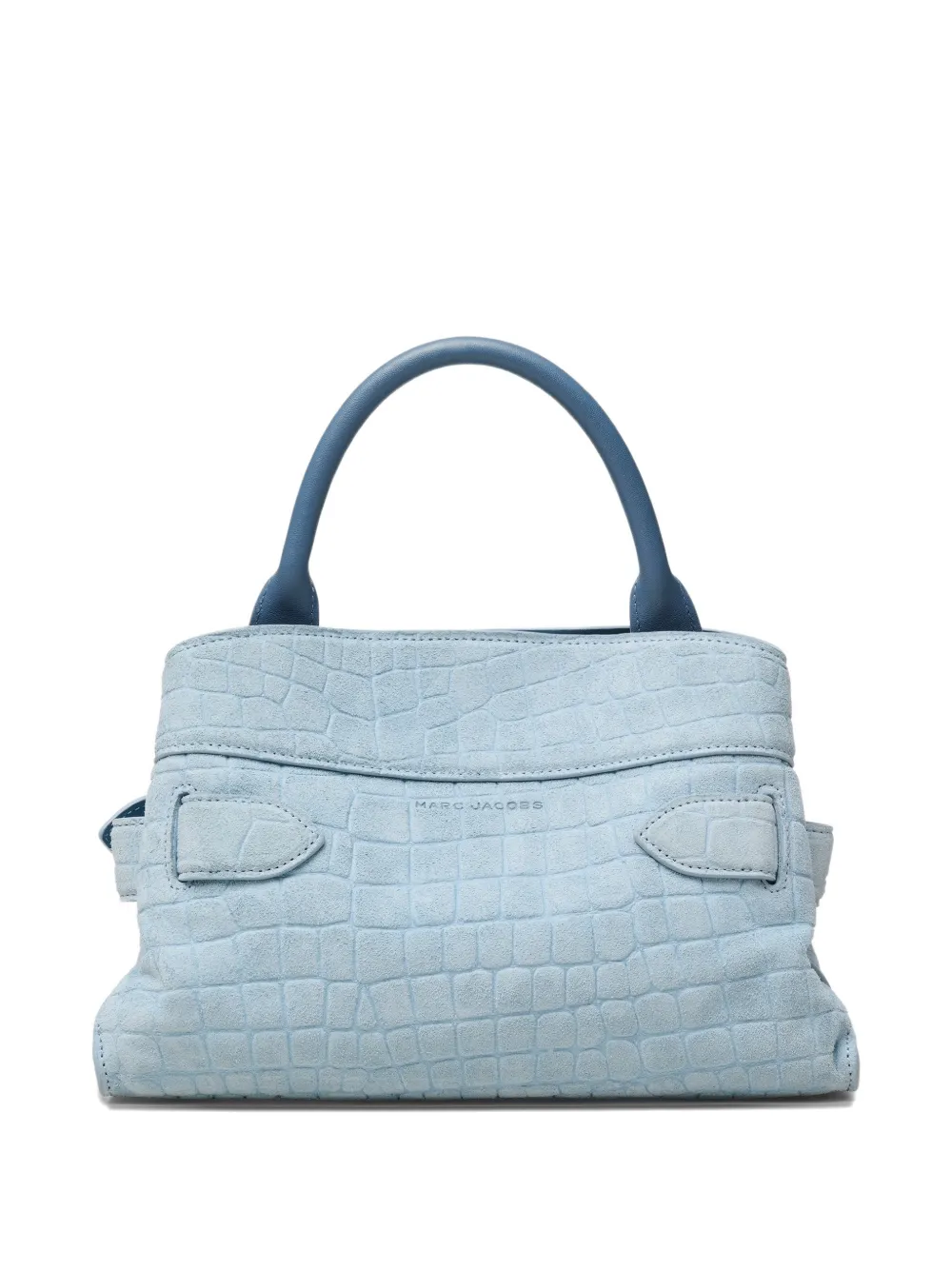 Marc Jacobs The Croc Dakota kleine suède shopper Blauw