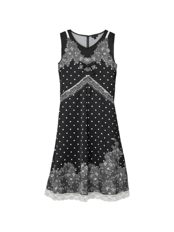marc by marc jacobs lace dress Marc by Marc Jacobs Navy Blue Lace Tiered Dress XS Marc by Marc Jacobs