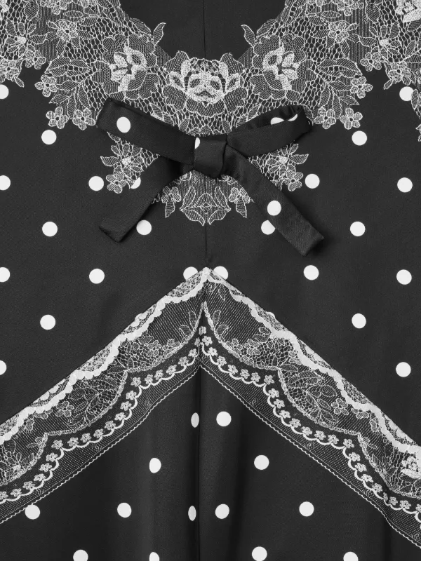 chinese dress ladies MARC by MARC JACOBS Size S Black Lace Polyester Dress – Sui Generis  Designer Consignment main image 1