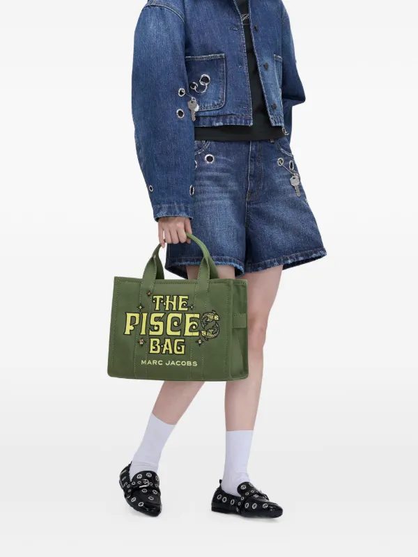 Marc Jacobs x Elijah Funk The Zodiac Embroidered Tote Bag | Green