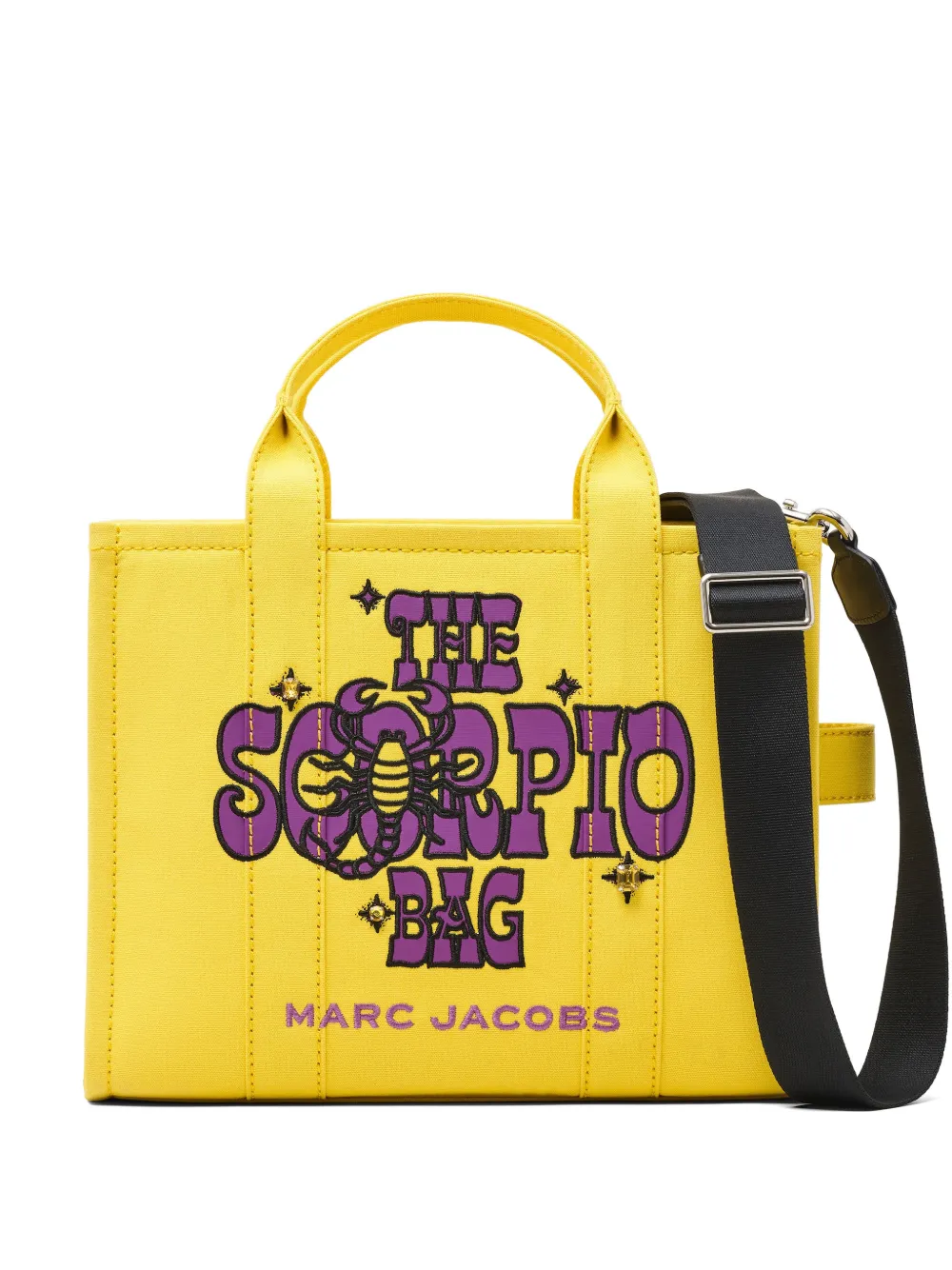 Marc Jacobs x Elijah Funk Zodiac embroidered tote bag - Gelb