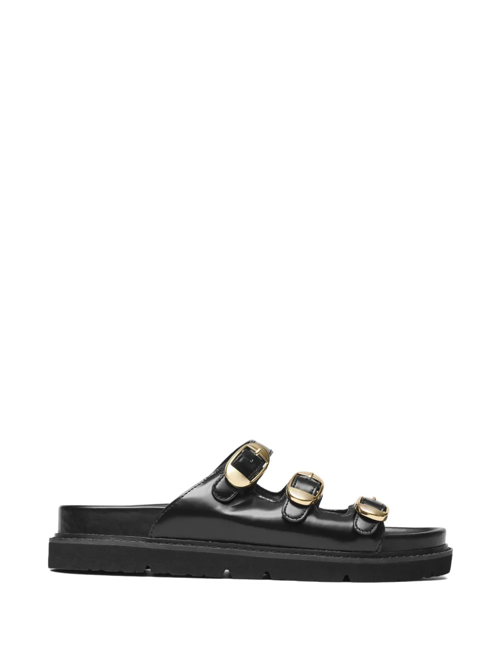 Marc Jacobs Slippers met gesp Zwart
