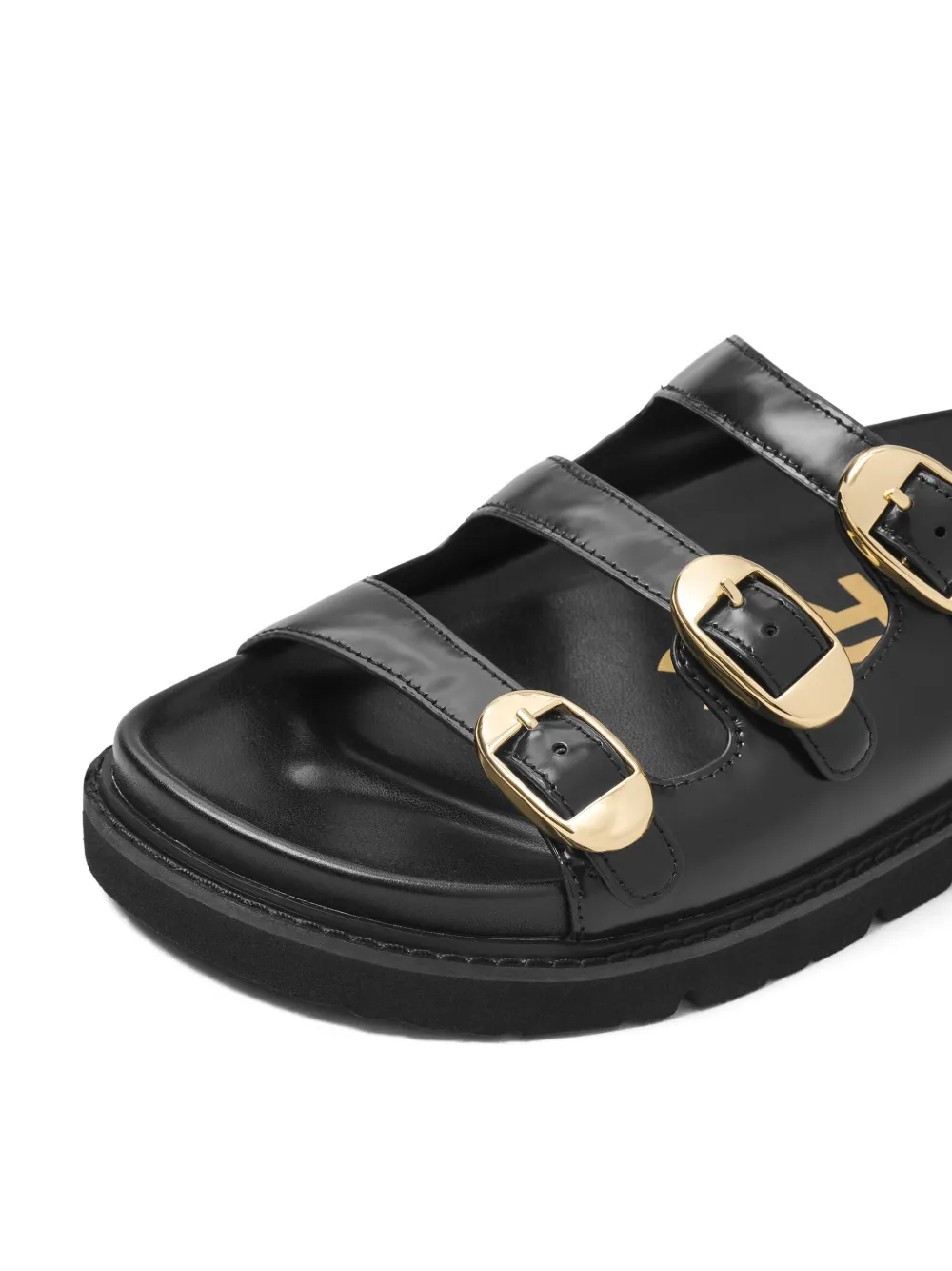 Marc Jacobs Slippers met gesp Zwart