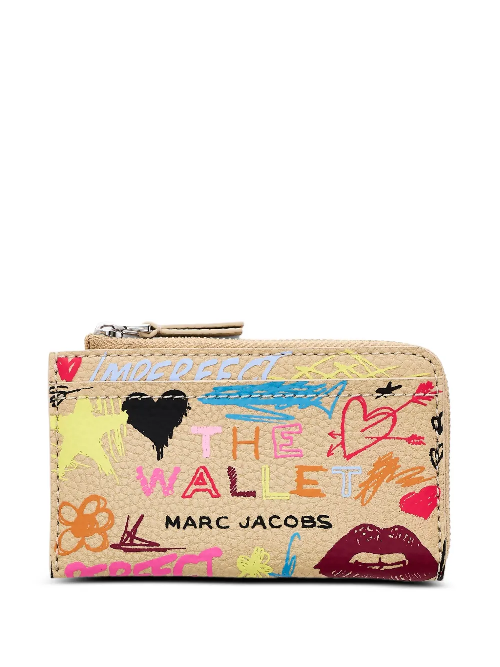 Marc Jacobs Portafoglio con zip - Toni neutri