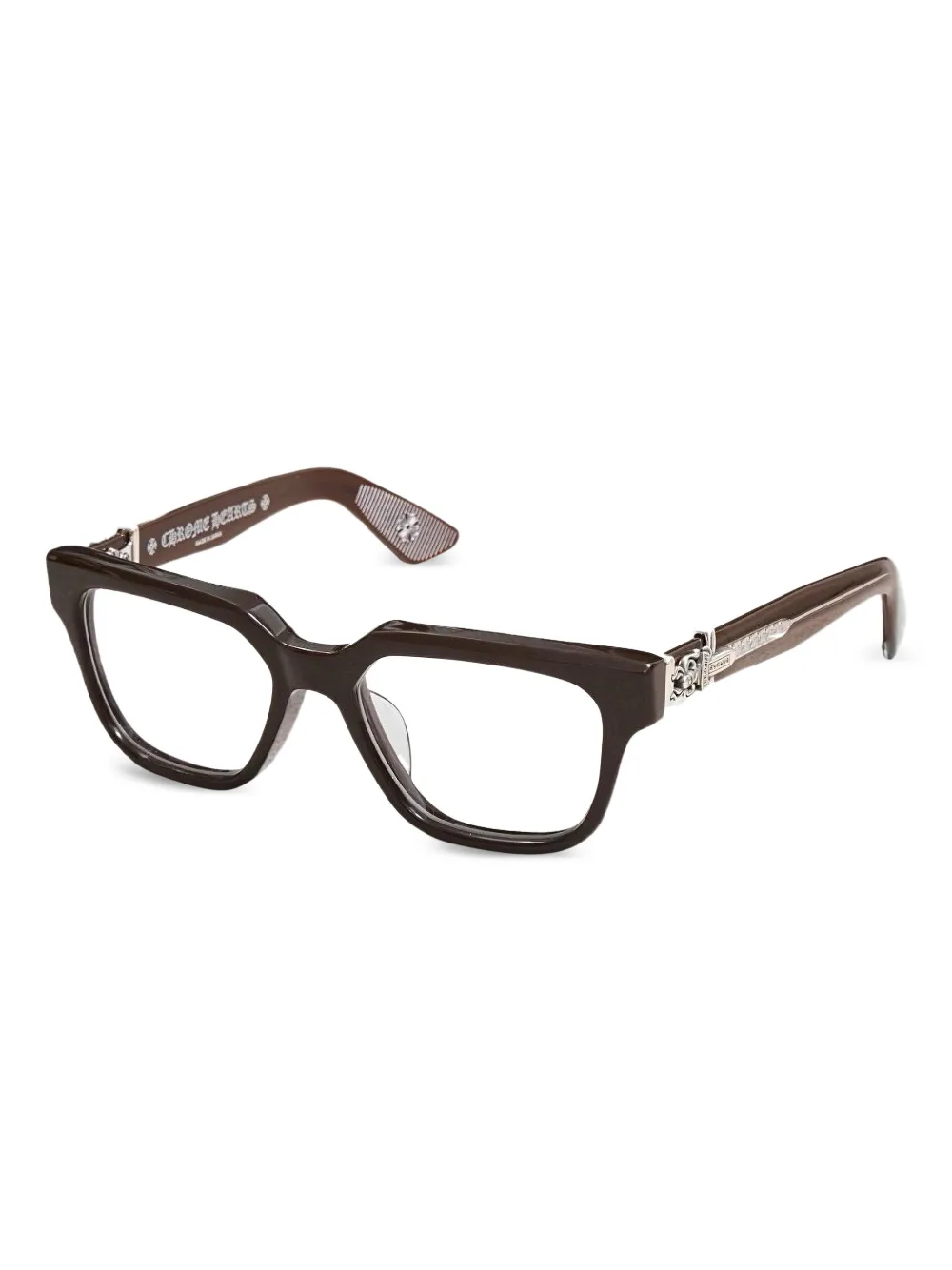 Chrome Hearts Vagillionaire II brown glasses - Braun