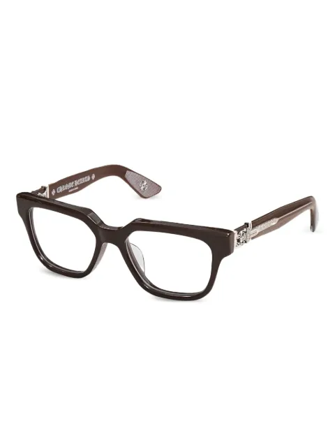 Chrome Hearts Vagillionaire II brown glasses