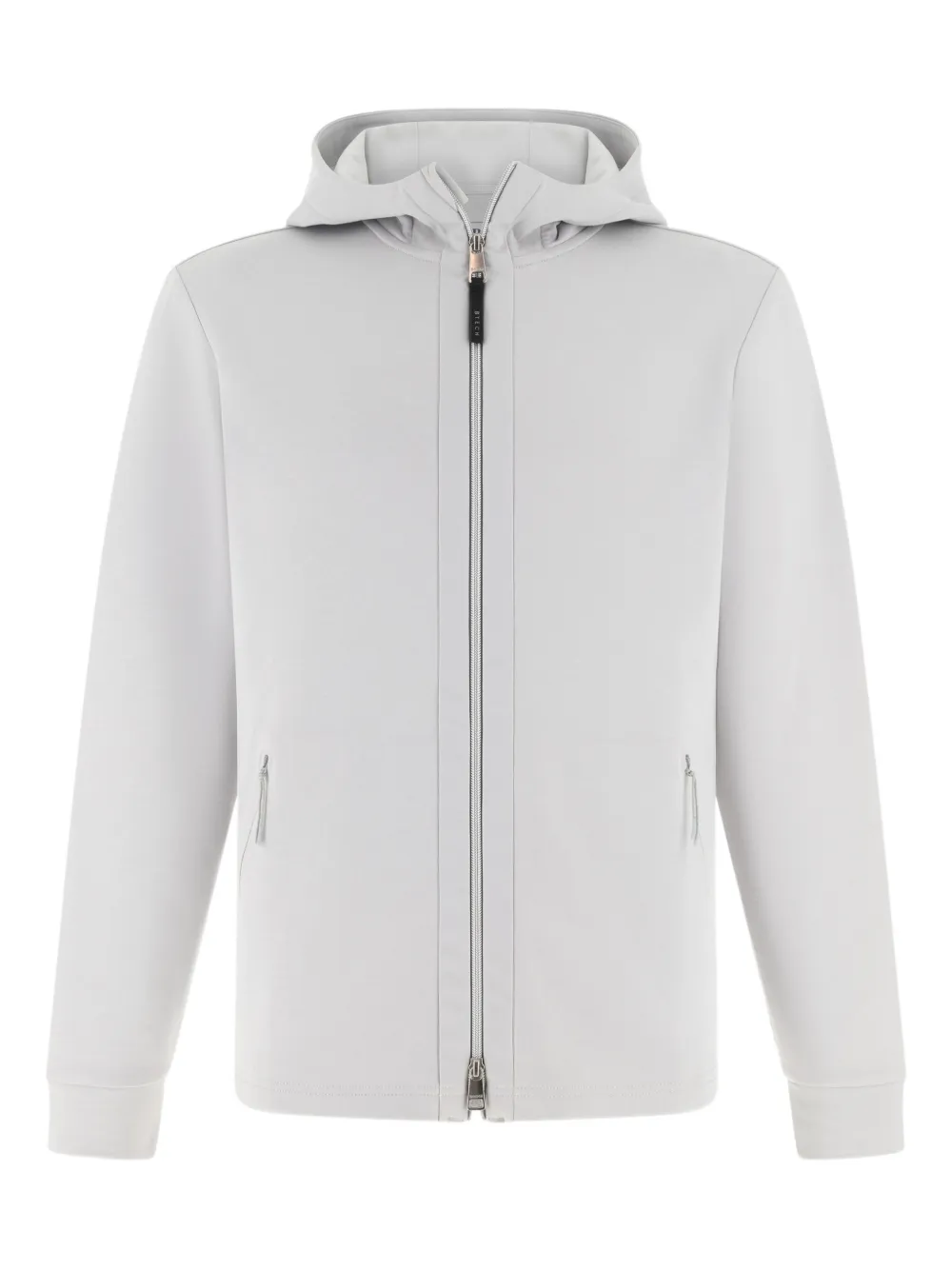 Boggi Milano zip hooded sweater - Grau