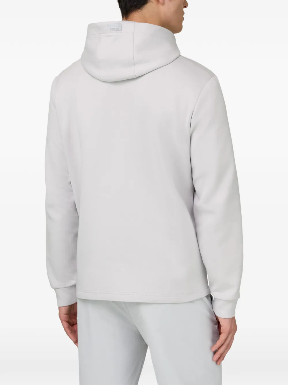 Boggi Milano Trui met capuchon en rits Grijs