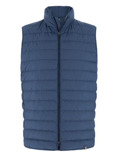 Boggi Milano padded logo patch gilet