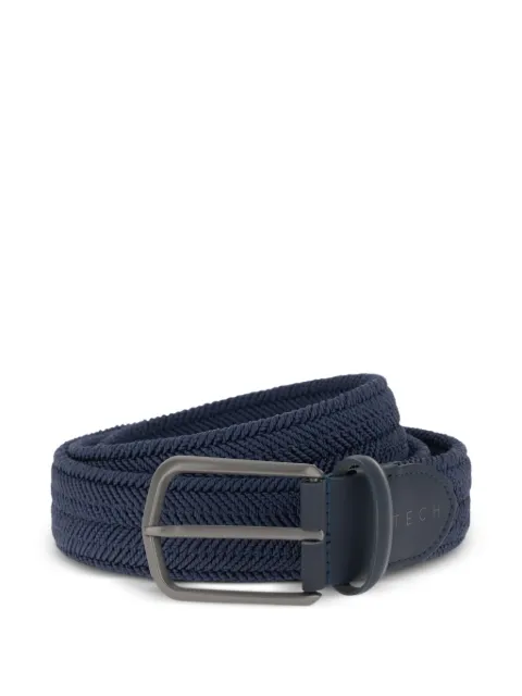 Boggi Milano woven rubberised leather belt