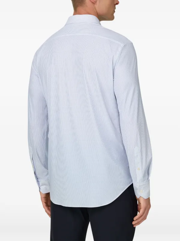Boggi Milano Tokyo Collar Slim Fit Shirt | Blue | FARFETCH Boggi Milano Tokyo Collar Slim Fit Shirt | Blue | FARFETCH