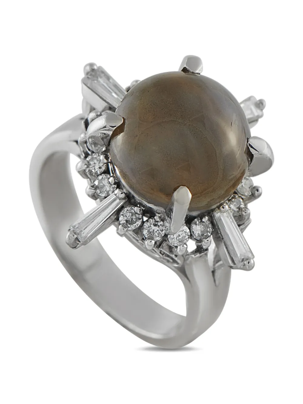 LB Exclusive diamond platinum ring - Argento