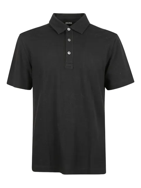 Zegna playera tipo polo con botones