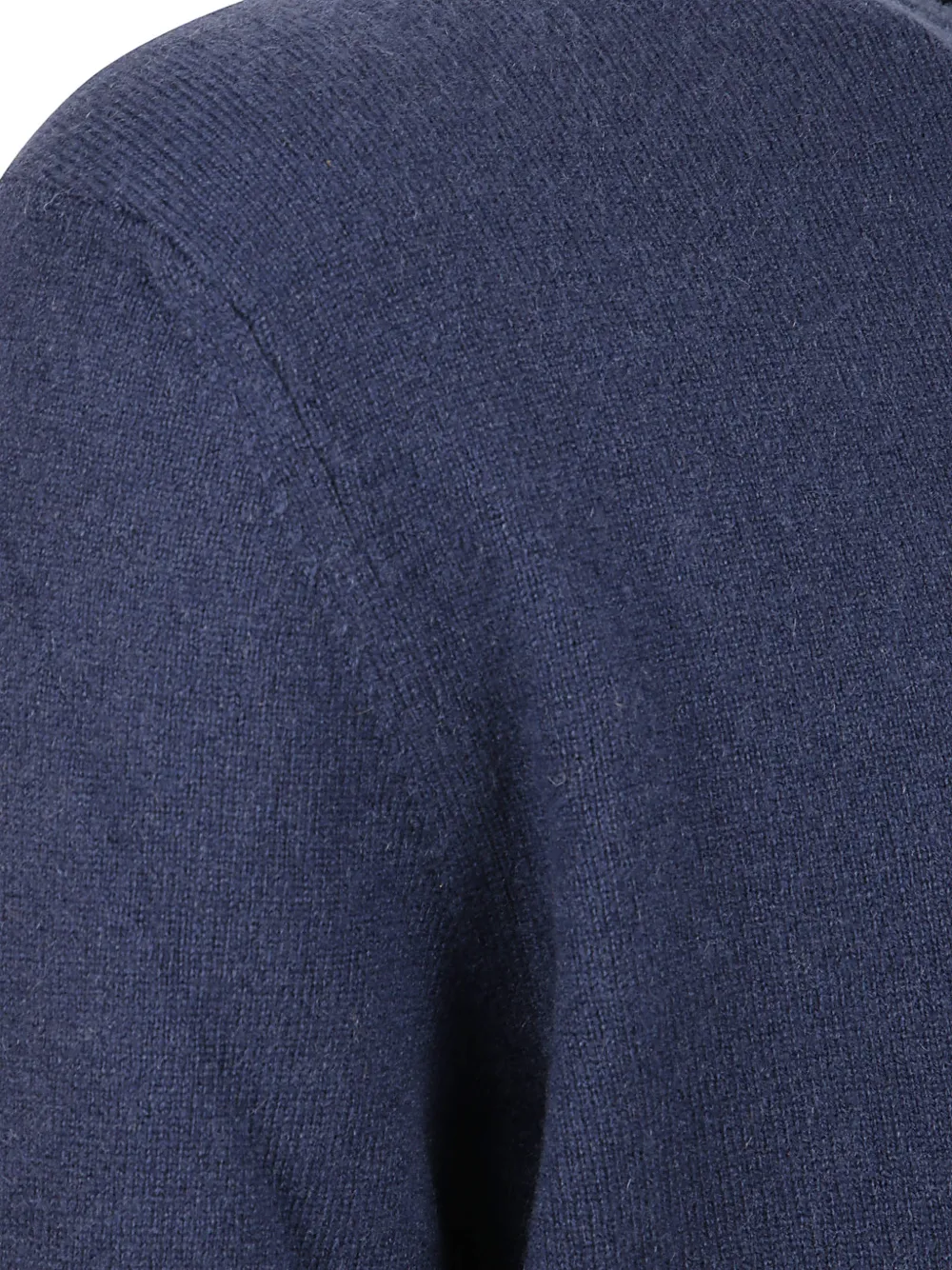  Zegna Crew-neck Sweater - Blue 