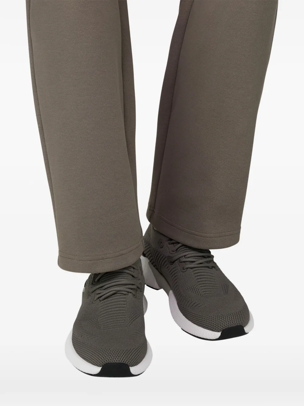 Boggi Milano Willow gebreide sneakers Grijs