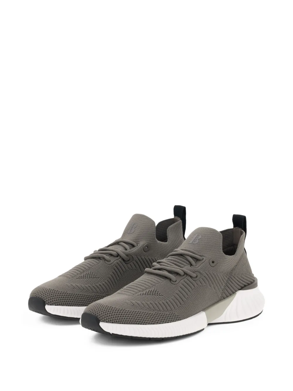 Boggi Milano Willow gebreide sneakers Grijs