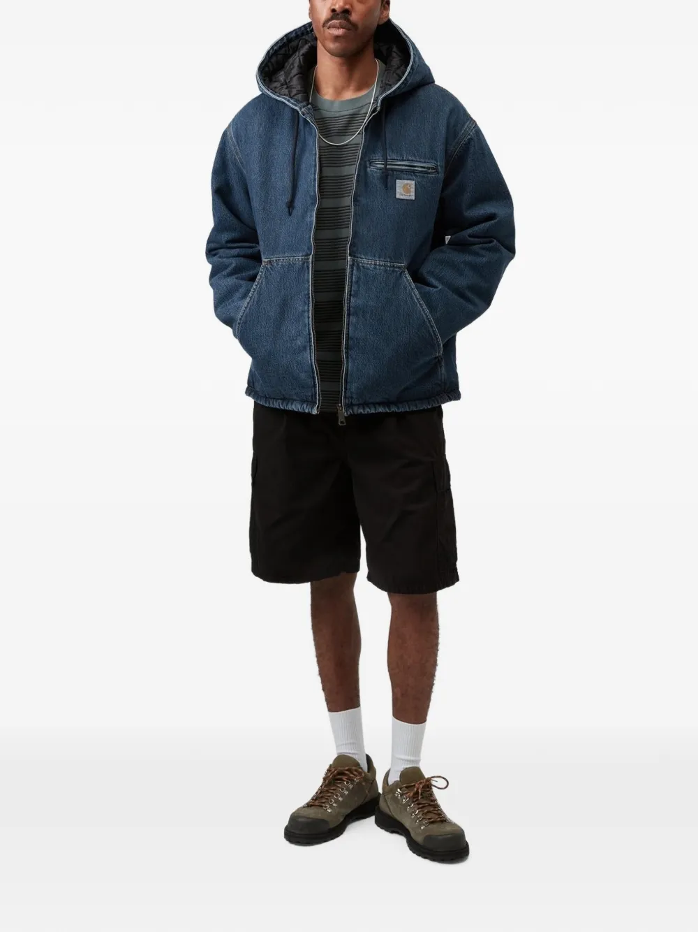 Carhartt WIP Cleveland フーデッド デニムジャケット | ブルー