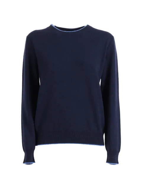 Kangra Pullover mit Kontrastdetails