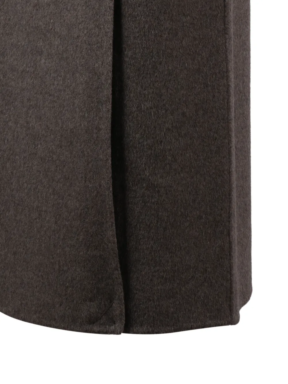 P.A.R.O.S.H. Wollen midi-rok Bruin