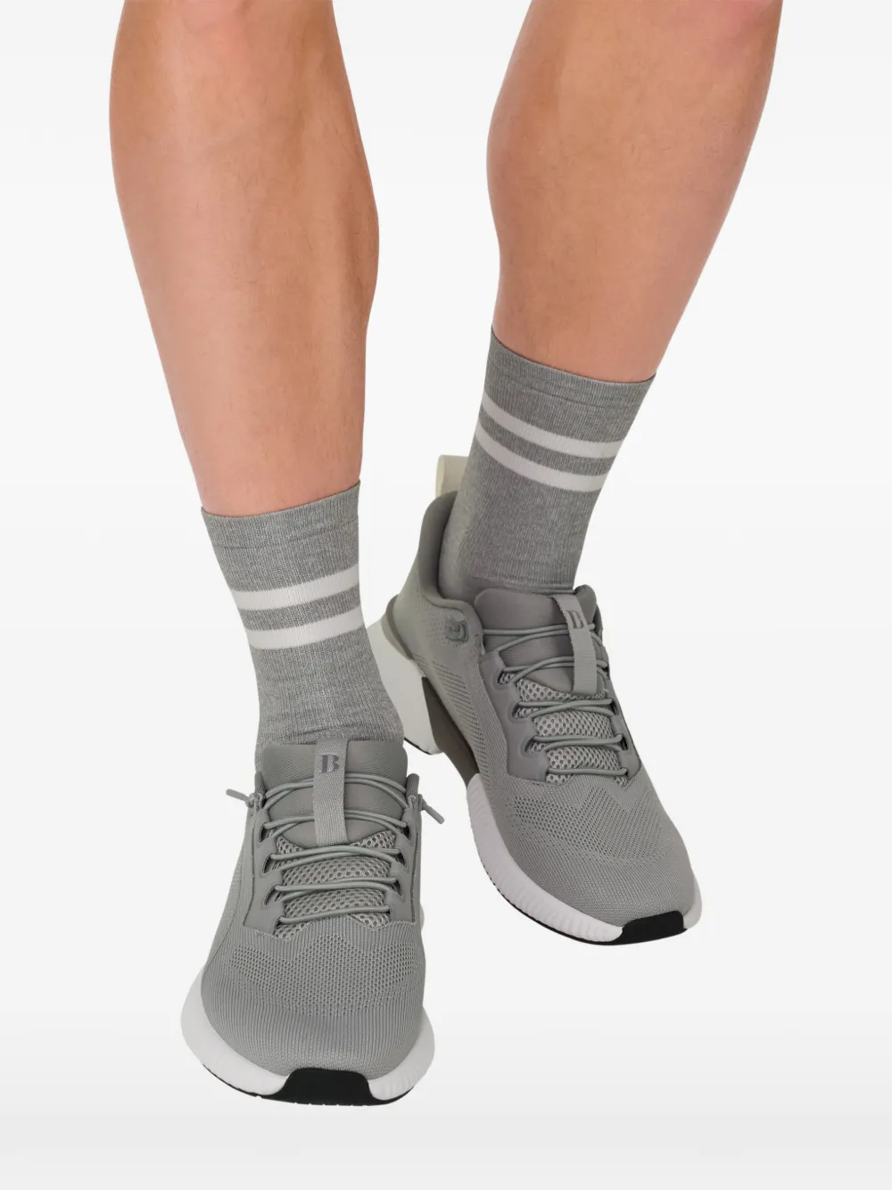 Boggi Milano Reflecterende sneakers Grijs