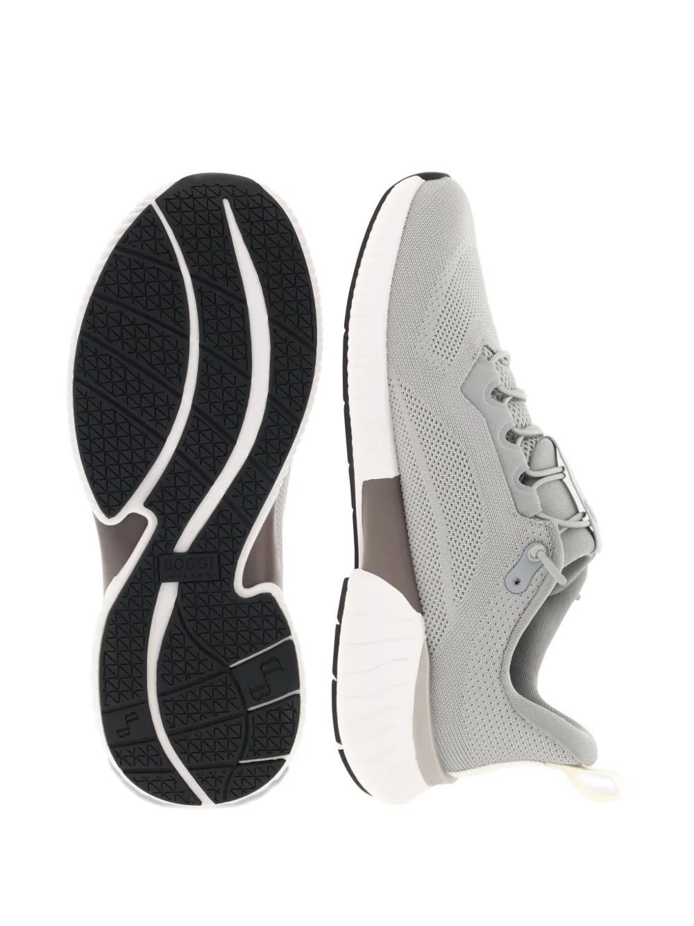 Boggi Milano Reflecterende sneakers Grijs