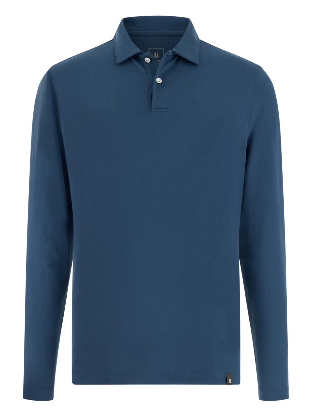 Boggi Milano appliquéd pique polo shirt - Blu