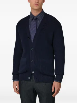 ribbed patch pocket cardigan 4
