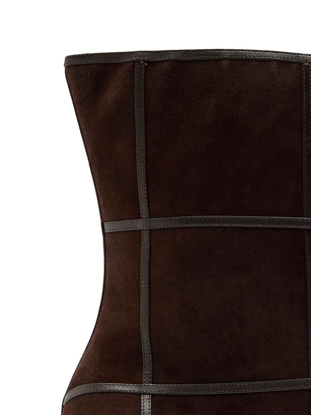 Manolo Blahnik Trulonapla enkellaarzen met patroon Bruin