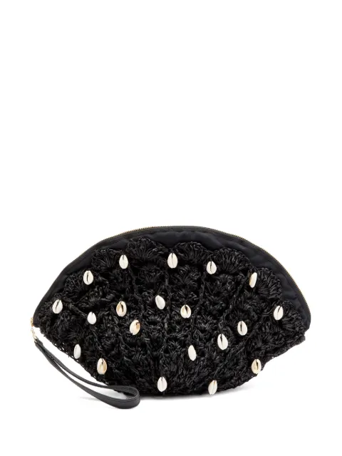 Sensi Studio seashell-embellished clutch bag