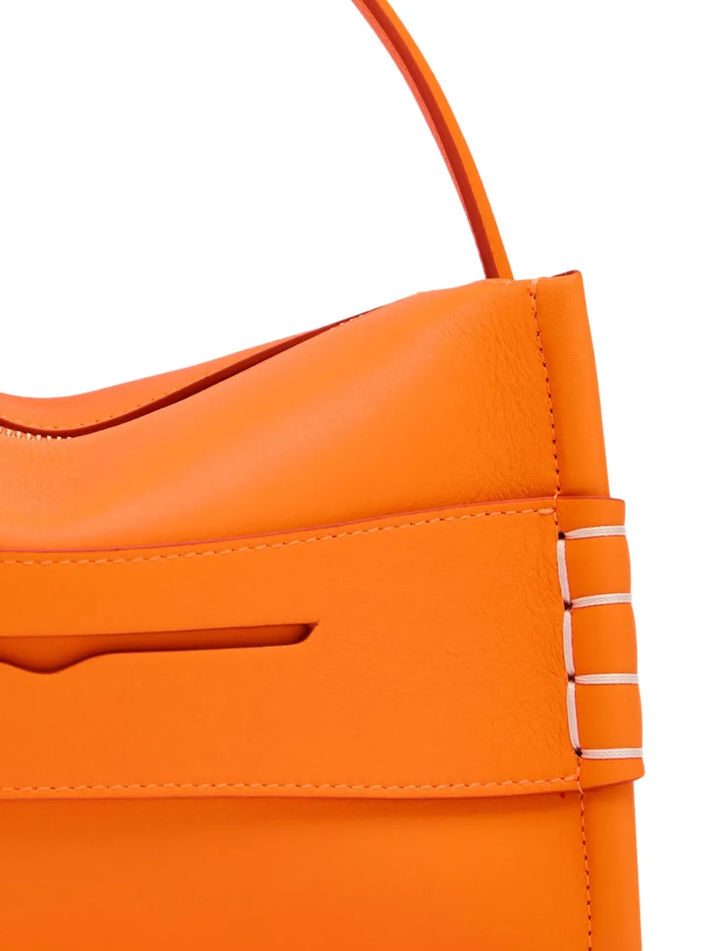 JW Anderson Leren shopper - Oranje