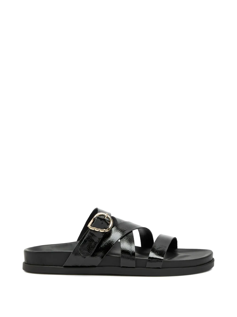 Ancient Greek Sandals Filipa buckle strap sandals - Nero