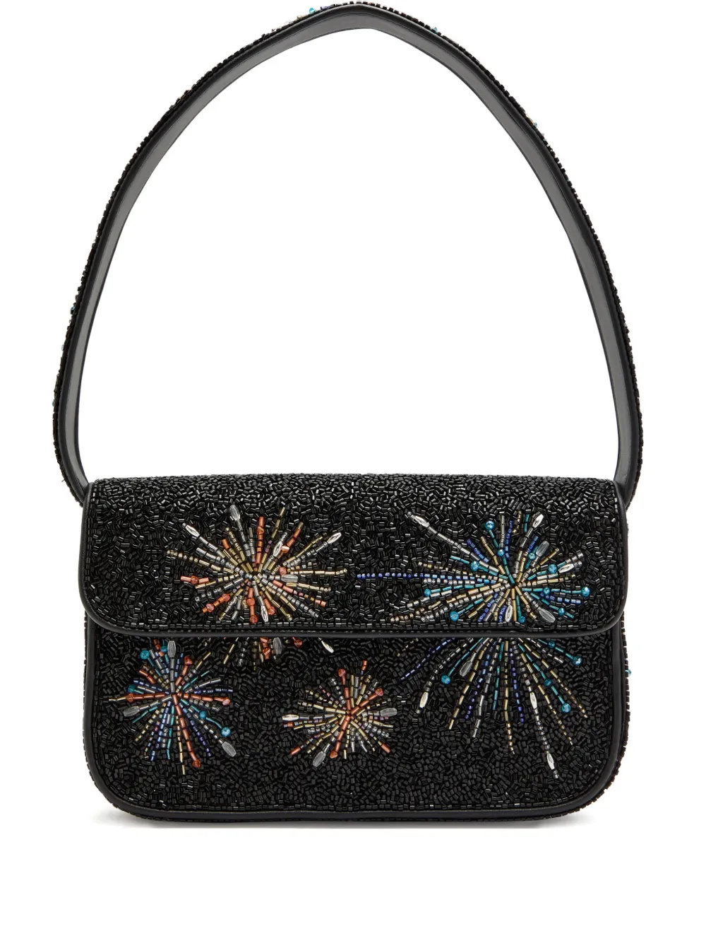 STAUD beaded-firework shoulder bag - Nero