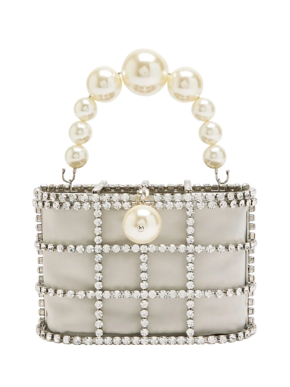 Rosantica Holli pearl-embellished mini bag - Toni neutri