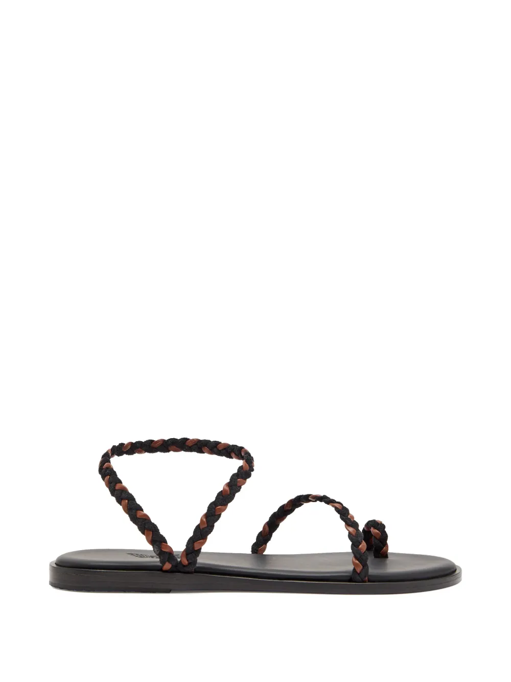 Ancient Greek Sandals Eleftheria braided-strap sandals Zwart