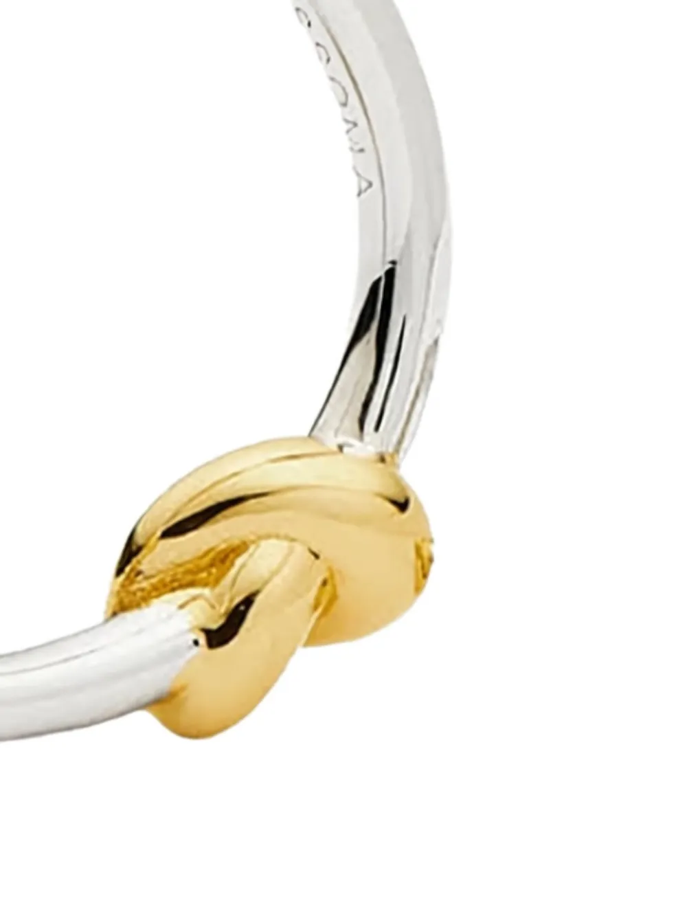 Missoma Geknoopte oorringen - Zilver