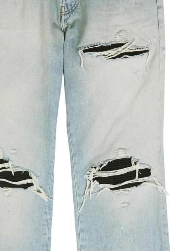 AMIRI MX1 Straight Flare Jeans | Blue | FARFETCH