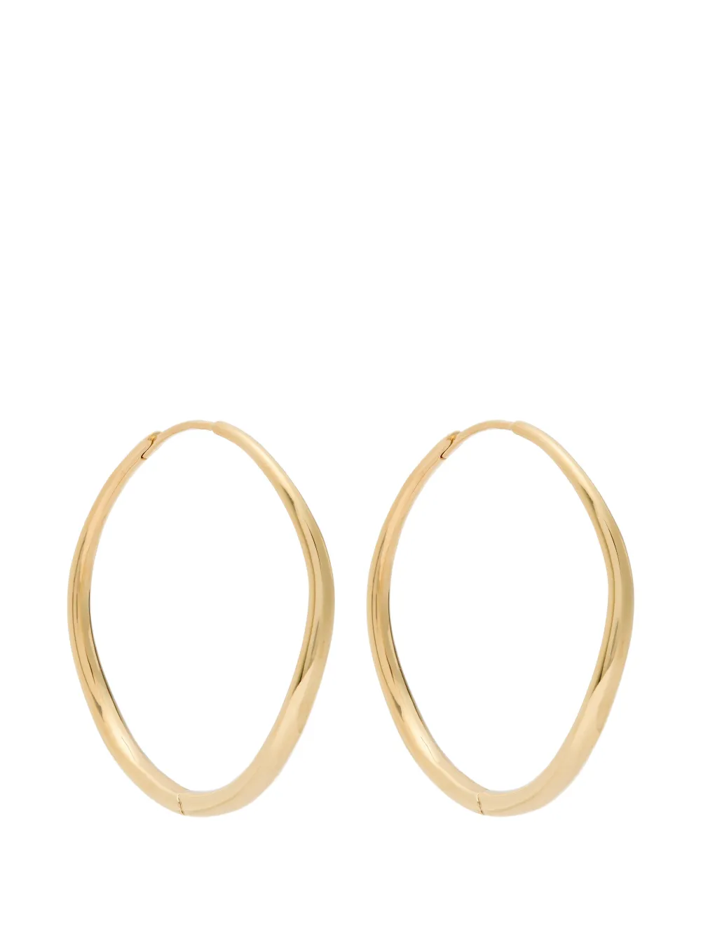 Nina Ricci Momento Hoop Earrings In Gold